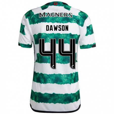 Kandiny Férfi Joey Dawson #44 Zöld Hazai Jersey 2023/24 Mez Póló Ing