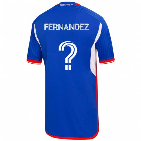 Kandiny Férfi José Matías Fernández #0 Kék Hazai Jersey 2023/24 Mez Póló Ing