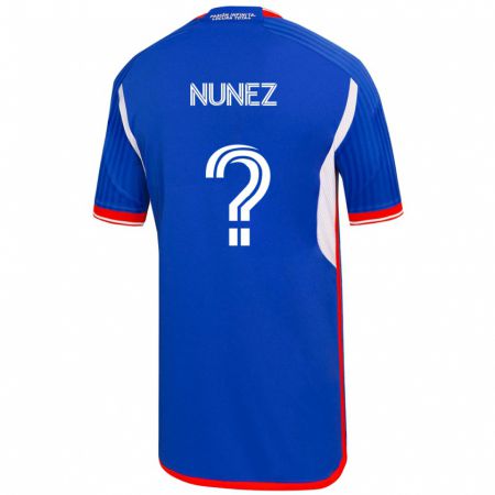 Kandiny Férfi Renato Nuñez #0 Kék Hazai Jersey 2023/24 Mez Póló Ing