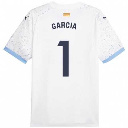 Kandiny Férfi Lucas García #1 Fehér Idegenbeli Jersey 2023/24 Mez Póló Ing