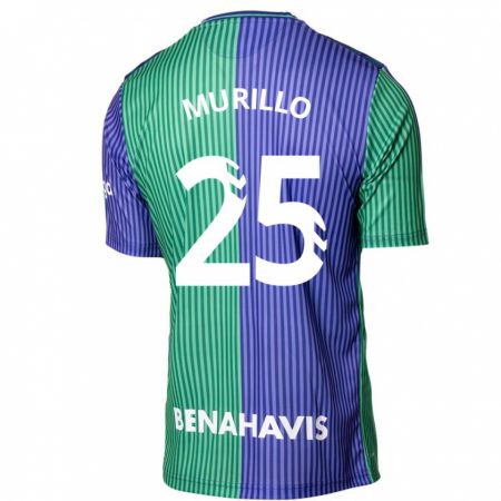 Kandiny Férfi Diego Murillo #25 Zöldes-Kék Idegenbeli Jersey 2023/24 Mez Póló Ing