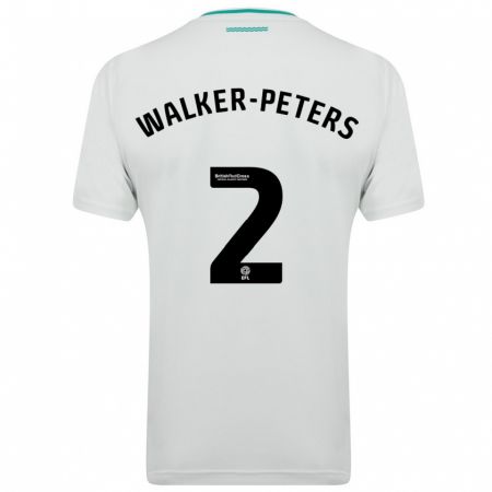 Kandiny Férfi Kyle Walker-Peters #2 Fehér Idegenbeli Jersey 2023/24 Mez Póló Ing