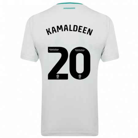 Kandiny Férfi Kamaldeen Sulemana #20 Fehér Idegenbeli Jersey 2023/24 Mez Póló Ing