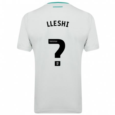 Kandiny Férfi Henri Lleshi #0 Fehér Idegenbeli Jersey 2023/24 Mez Póló Ing