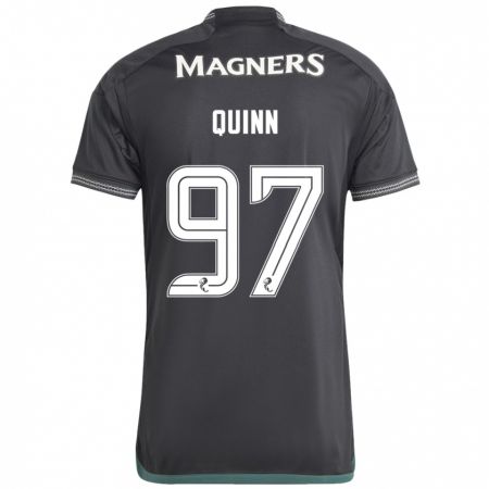 Kandiny Férfi Ben Quinn #97 Fekete Idegenbeli Jersey 2023/24 Mez Póló Ing