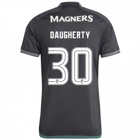 Kandiny Férfi Kelsey Daugherty #30 Fekete Idegenbeli Jersey 2023/24 Mez Póló Ing