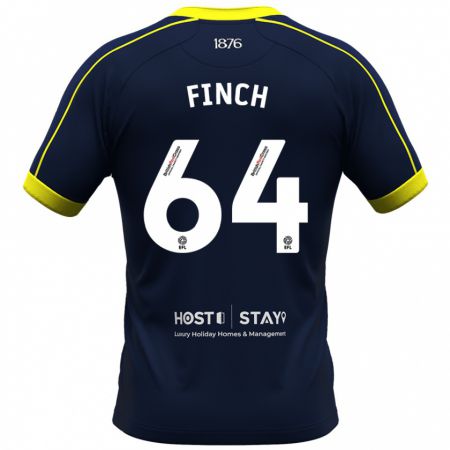 Kandiny Férfi Sonny Finch #64 Haditengerészet Idegenbeli Jersey 2023/24 Mez Póló Ing