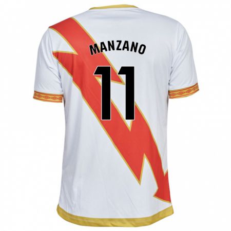 Kandiny Női Sergio Manzano #11 Fehér Hazai Jersey 2023/24 Mez Póló Ing