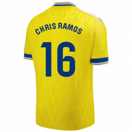 Kandiny Női Chris Ramos #16 Sárga Hazai Jersey 2023/24 Mez Póló Ing