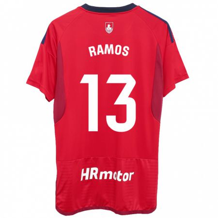 Kandiny Női Darío Ramos #13 Piros Hazai Jersey 2023/24 Mez Póló Ing