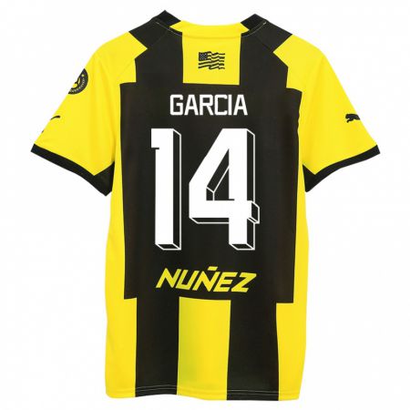 Kandiny Női Damián García #14 Sárga Fekete Hazai Jersey 2023/24 Mez Póló Ing