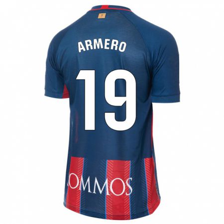 Kandiny Női Sergi Armero #19 Haditengerészet Hazai Jersey 2023/24 Mez Póló Ing