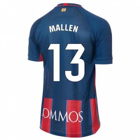 Kandiny Női Lucía Mallén #13 Haditengerészet Hazai Jersey 2023/24 Mez Póló Ing