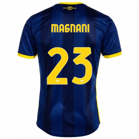 Kandiny Női Giangiacomo Magnani #23 Haditengerészet Hazai Jersey 2023/24 Mez Póló Ing