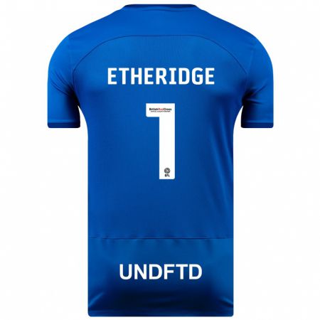 Kandiny Női Neil Etheridge #1 Kék Hazai Jersey 2023/24 Mez Póló Ing