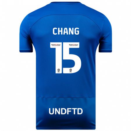 Kandiny Női Alfie Chang #15 Kék Hazai Jersey 2023/24 Mez Póló Ing