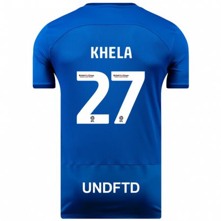 Kandiny Női Brandon Khela #27 Kék Hazai Jersey 2023/24 Mez Póló Ing