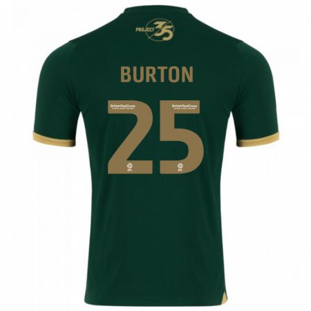 Kandiny Női Callum Burton #25 Zöld Hazai Jersey 2023/24 Mez Póló Ing