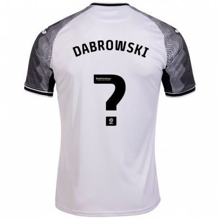 Kandiny Női Sebastian Dabrowski #0 Fehér Hazai Jersey 2023/24 Mez Póló Ing