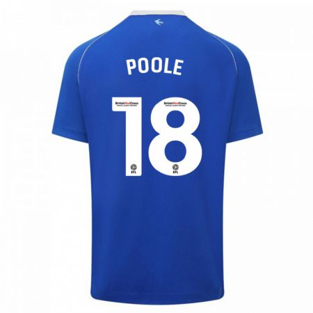 Kandiny Női Phoebie Poole #18 Kék Hazai Jersey 2023/24 Mez Póló Ing
