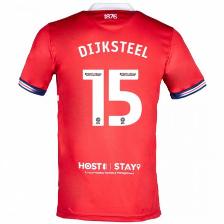 Kandiny Női Anfernee Dijksteel #15 Piros Hazai Jersey 2023/24 Mez Póló Ing