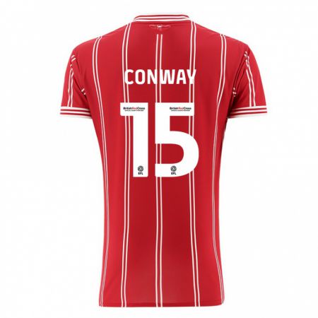 Kandiny Női Tommy Conway #15 Piros Hazai Jersey 2023/24 Mez Póló Ing