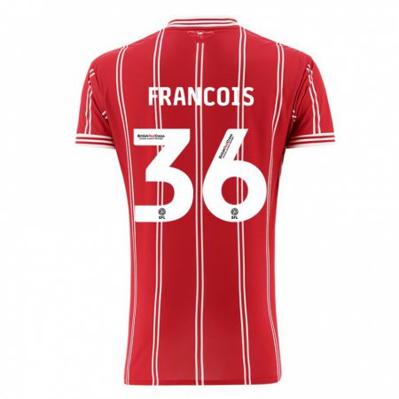 Kandiny Női Marlee Francois #36 Piros Hazai Jersey 2023/24 Mez Póló Ing