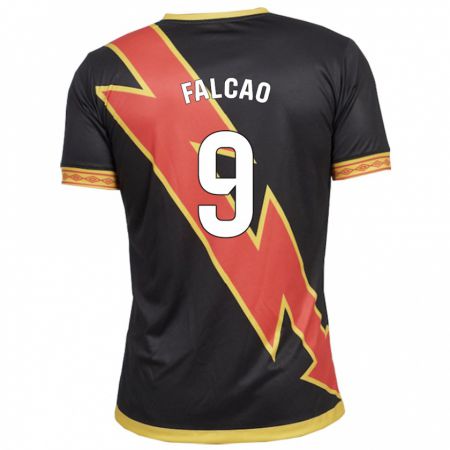 Kandiny Női Radamel Falcao #9 Fekete Idegenbeli Jersey 2023/24 Mez Póló Ing