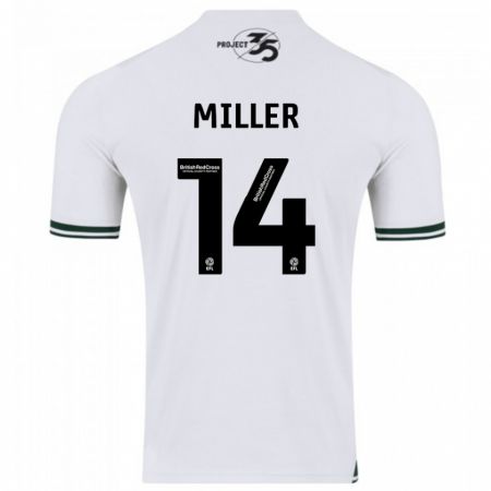 Kandiny Női Mickel Miller #14 Fehér Idegenbeli Jersey 2023/24 Mez Póló Ing