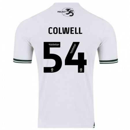 Kandiny Női Lewis Colwell #54 Fehér Idegenbeli Jersey 2023/24 Mez Póló Ing