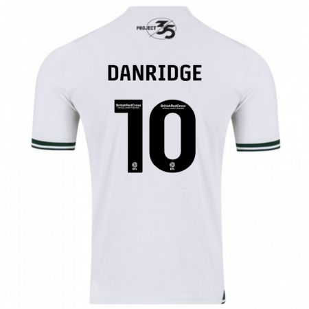 Kandiny Női Rebecca Danridge #10 Fehér Idegenbeli Jersey 2023/24 Mez Póló Ing