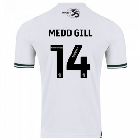 Kandiny Női Tamsin Medd-Gill #14 Fehér Idegenbeli Jersey 2023/24 Mez Póló Ing