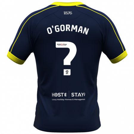 Kandiny Női Fin O'gorman #0 Haditengerészet Idegenbeli Jersey 2023/24 Mez Póló Ing