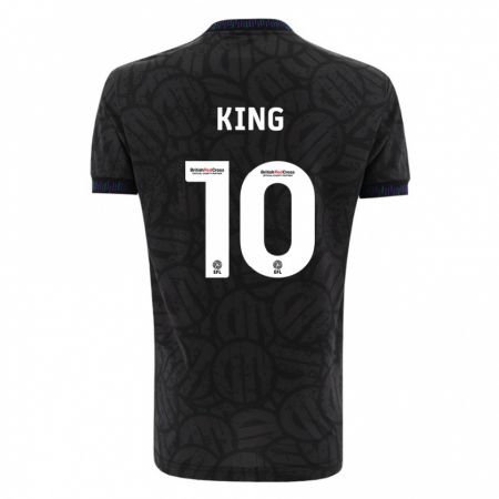 Kandiny Női Andy King #10 Fekete Idegenbeli Jersey 2023/24 Mez Póló Ing