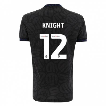 Kandiny Női Jason Knight #12 Fekete Idegenbeli Jersey 2023/24 Mez Póló Ing