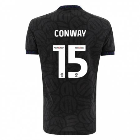 Kandiny Női Tommy Conway #15 Fekete Idegenbeli Jersey 2023/24 Mez Póló Ing