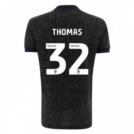 Kandiny Női Lewis Thomas #32 Fekete Idegenbeli Jersey 2023/24 Mez Póló Ing