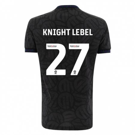 Kandiny Női Jamie Knight-Lebel #27 Fekete Idegenbeli Jersey 2023/24 Mez Póló Ing