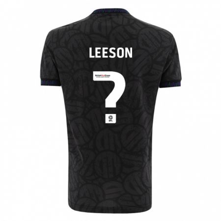 Kandiny Női Harry Leeson #0 Fekete Idegenbeli Jersey 2023/24 Mez Póló Ing