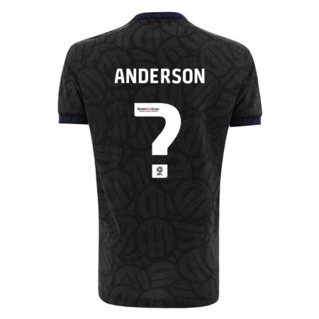 Kandiny Női Taine Anderson #0 Fekete Idegenbeli Jersey 2023/24 Mez Póló Ing