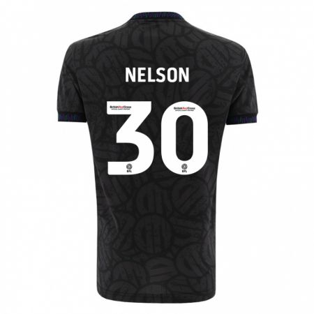 Kandiny Női Raekwon Nelson #30 Fekete Idegenbeli Jersey 2023/24 Mez Póló Ing