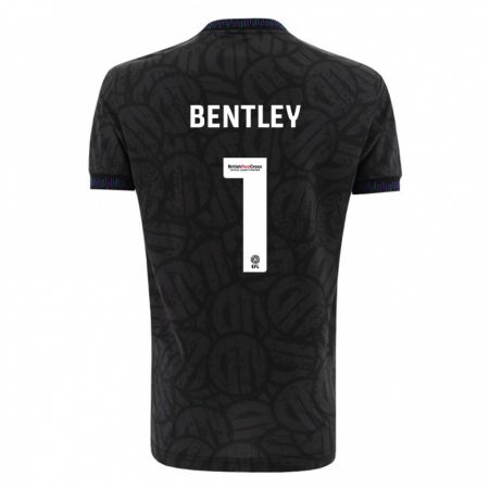 Kandiny Női Fran Bentley #1 Fekete Idegenbeli Jersey 2023/24 Mez Póló Ing