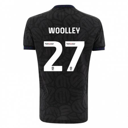 Kandiny Női Jesse Woolley #27 Fekete Idegenbeli Jersey 2023/24 Mez Póló Ing