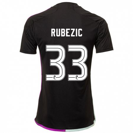 Kandiny Női Slobodan Rubezic #33 Fekete Idegenbeli Jersey 2023/24 Mez Póló Ing