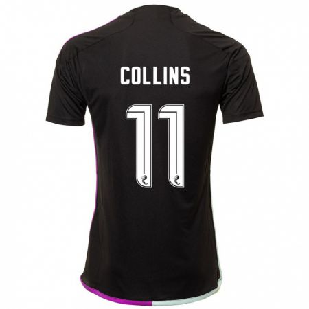 Kandiny Női Bailley Collins #11 Fekete Idegenbeli Jersey 2023/24 Mez Póló Ing