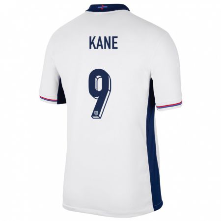 Kandiny Gyermek Anglia Harry Kane #9 Fehér Hazai Jersey 24-26 Mez Póló Ing