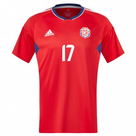 Kandiny Gyermek Costa Rica Roan Wilson #17 Piros Hazai Jersey 24-26 Mez Póló Ing