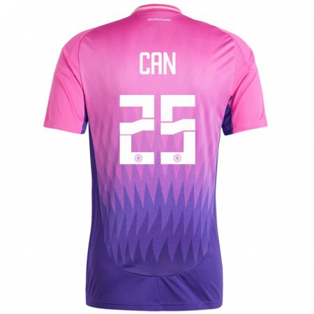 Kandiny Gyermek Németország Emre Can #23 Pink Lila Idegenbeli Jersey 24-26 Mez Póló Ing