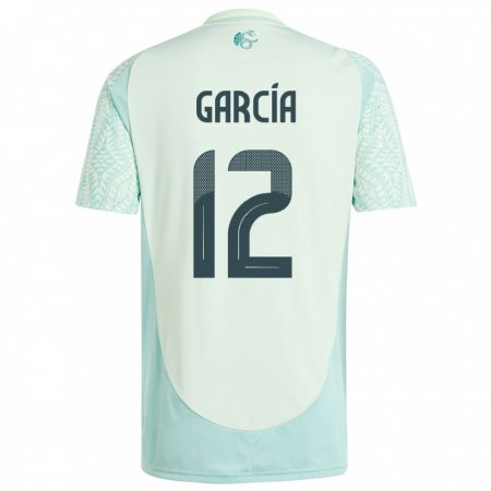 Kandiny Gyermek Mexikó Eduardo Garcia #12 Vászonzöld Idegenbeli Jersey 24-26 Mez Póló Ing