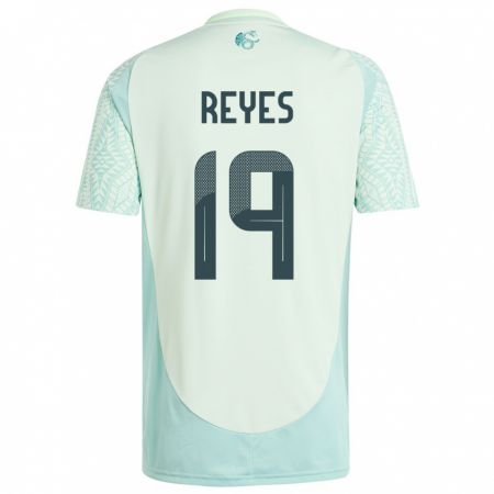 Kandiny Férfi Mexikó Israel Reyes #19 Vászonzöld Idegenbeli Jersey 24-26 Mez Póló Ing